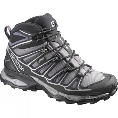 Botas Salomon X Ultra Mid 2 Spikes GTX Mujer - Gris - Chile ZAU120589